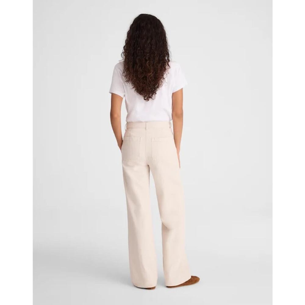 NWT Madewell The Ultimate Wide-Leg Pant in Airy Denim In Vintage Canvss Size 30 - Picture 3 of 10
